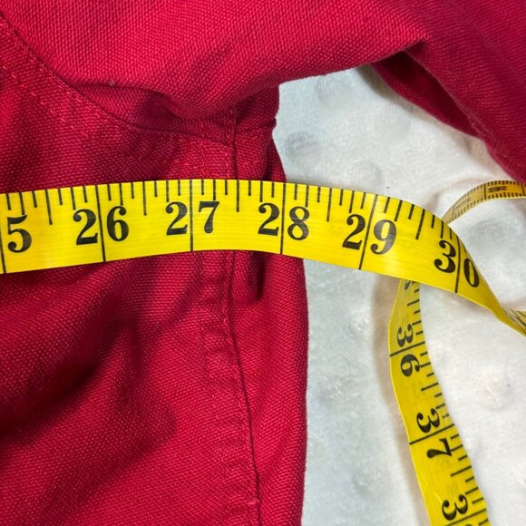 VTG Marlboro Store Barn Coat W/Reverse Vest Adult Sz. XL Red Full Zip Old School - Picture 7 of 10